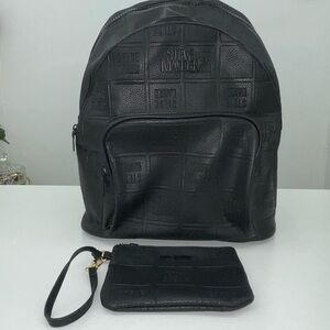 Steve Madden Black Backpack with coin bag